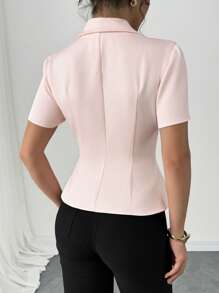 Firerie Camicia elegante e romantica da donna, uno stile sexy e alla moda adatto per feste, vacanze al mare, rientro a scuola, appuntamenti romantici, stagione di matrimoni, compleanni, Pasqua, primavera/estate.