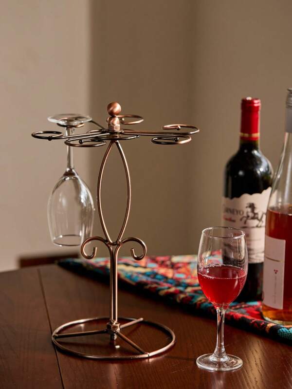 Cirelle 1 pièce Rack créatif en forme de S pour verres à champagne, rack suspendu pour verres, rack suspendu pour verres à champagne. Accessoire de cuisine Rama, pour utilisation en cuisine, fournitures pour restaurants haut de gamme, cadeau de pendaison de crémaillère, utilisation pour fête, repas en famille, mariages, réunions