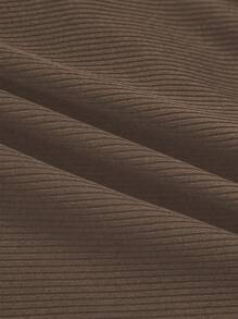 SoleilVie 2件套女士夏季休闲纯色裹身背心和裤子套装 - 彩色 - 查看 7