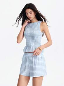 LYSMO Conjunto de dos piezas para mujer para uso diario - Multicolor - Ver 6