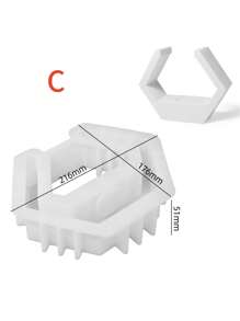 Arched Aromatherapy Wax Melting Furnace Cement Mold Square Hexagon Aroma Furnace Mold Essential Oil Candle Holder Plaster Molds - Multicolor - View 5
