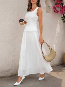 SHEIN LUNE Women Two Pieces Outfits For Daily Wear - Multicolor - View 4