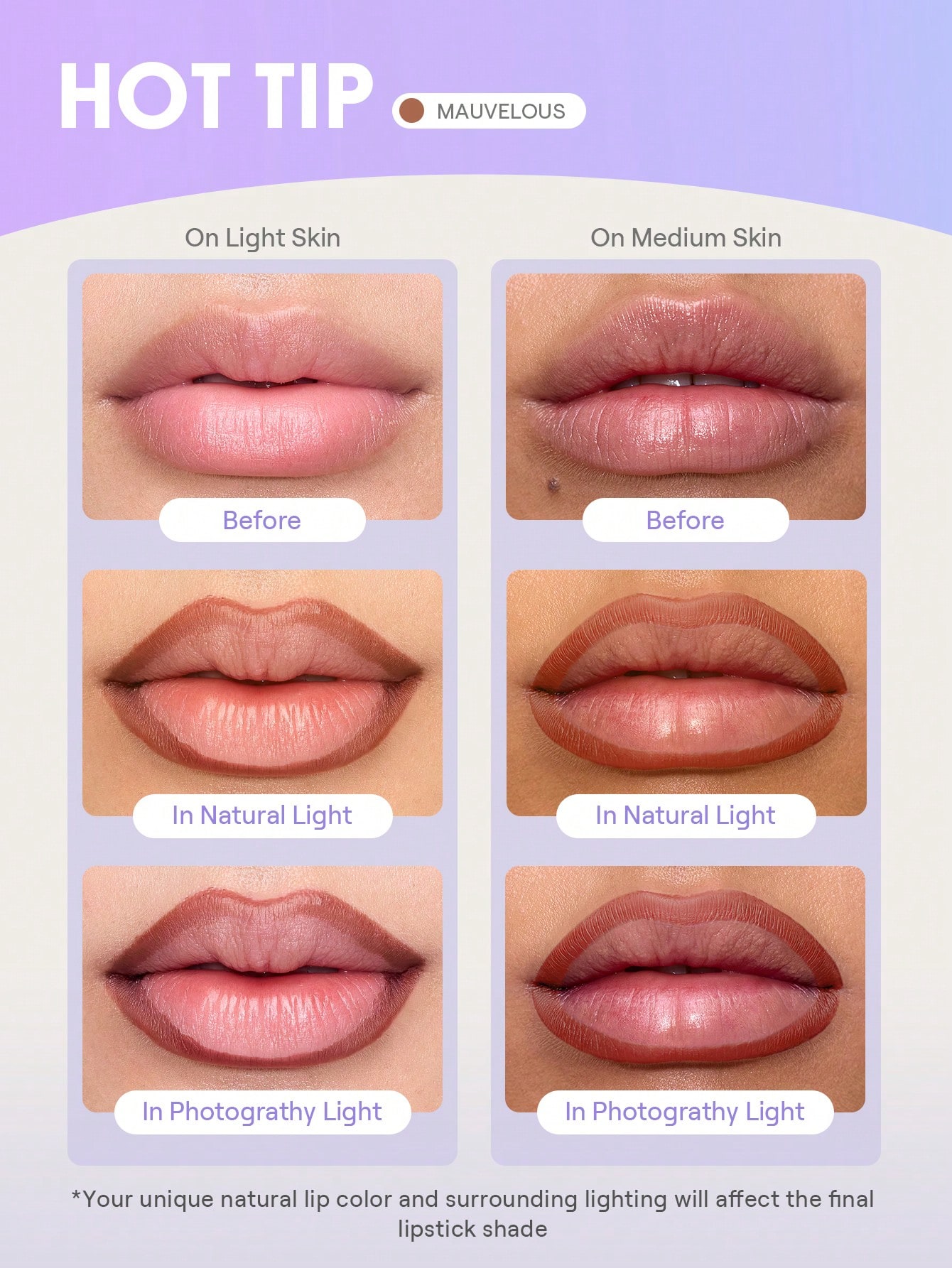 SHEGLAM Fall In Line محدد شفاه قابل للتقشير-Mauvel...