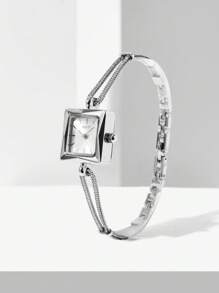 MOTF PREMIUM RELOJ DE PULSERA CUADRADO CUARZO - Plateado - Ver 6