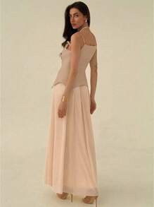 Aloruh Women Two Pieces Outfits For Daily Wear - Khaki - View 2