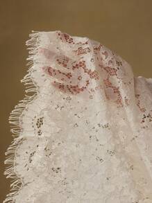 MOTF PREMIUM Kurzarm transparente Bluse mit Knöpfen