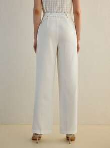 MOTF STUDIO Pantaloni per abito sartoriale con grinze pressate