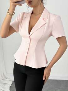 Firerie Camicia elegante e romantica da donna, uno stile sexy e alla moda adatto per feste, vacanze al mare, rientro a scuola, appuntamenti romantici, stagione di matrimoni, compleanni, Pasqua, primavera/estate.