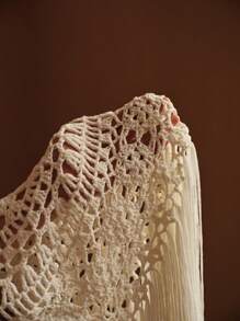 MOTF PREMIUM FRINGE SHEER SKIRT COVER UP FOR SUMMER BEACH VACATION