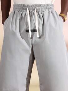 SUMWON 运动表现篮球百慕大短裤慢跑训练健身房运动休闲松紧腰过膝夏季运动裤