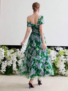 MOTF Soiréza FLORAL PRINT TWIST COCKTAIL DRESS - Multicolor - View 5