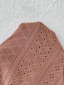 EMERY ROSE 春夏大码 V 领荷叶边吊带背心 - 藕粉色 - 查看 3