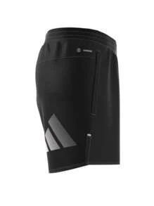 Adidas RUN ICONS 3 BAR SHORTS - Black - View 8