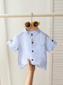 Baby Jungen Neue Mode Stilvolle & Bequeme Frühling/Sommer Hemd, hautfreundlicher Stoff, Design geeignet für Innen- und Außenaktivitäten