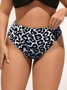 Swim SXY Quần Bikini Họa Tiết Da Báo Ngẫu Nhiên Cỡ Lớn 1 Quần Bikini, Trang Phục Đi Biển Thường Ngày Cho Mùa Hè - Nhiều màu - Xem 2