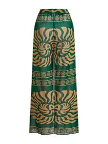 Swim Oasis 女士复古螺旋纹理连体泳衣，优雅的假日装