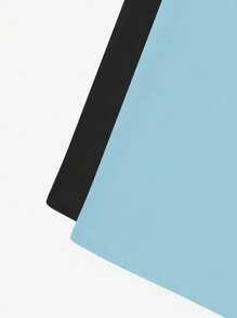 SHEIN Unity 纯色修身日常穿着细肩带连衣裙长款女装 - 彩色 - 查看 4