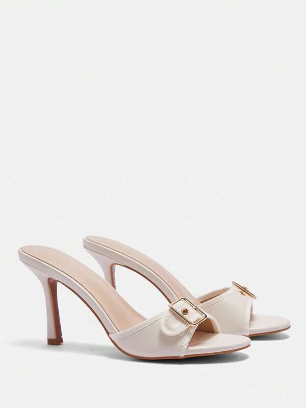 CUCCOO BIZCHIC Moda femei Versatile Sandale cu toc inalt Vacanta de Anul Nou