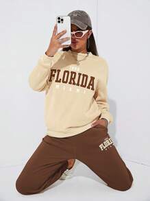 INAWLY Ficka Brev Enkel Tvådelad Outfit - Multifärgad - Visa 1