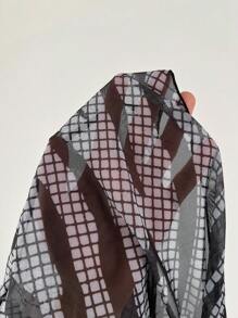 Swim EVENT 女式全身印花吊带扭纹比基尼套装（含长袖上衣和裙子） - 彩色 - 查看 8