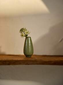 Cirelle Fashionable Retro Crackle Glazed Ceramic Small Flower Vase - Multicolor - View 2