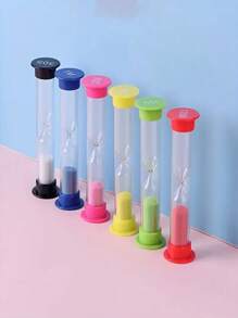 1/4/6pcs (Random Color) Colored Timer, 1/3/5/10/15/30 Minutes Sandclock Timer, Suitable For Games, Classrooms, Home Offices And Multiple Scenarios Best Gifts Birthday - Multicolor - View 11