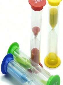 1/4/6pcs (Random Color) Colored Timer, 1/3/5/10/15/30 Minutes Sandclock Timer, Suitable For Games, Classrooms, Home Offices And Multiple Scenarios Best Gifts Birthday - Multicolor - View 10