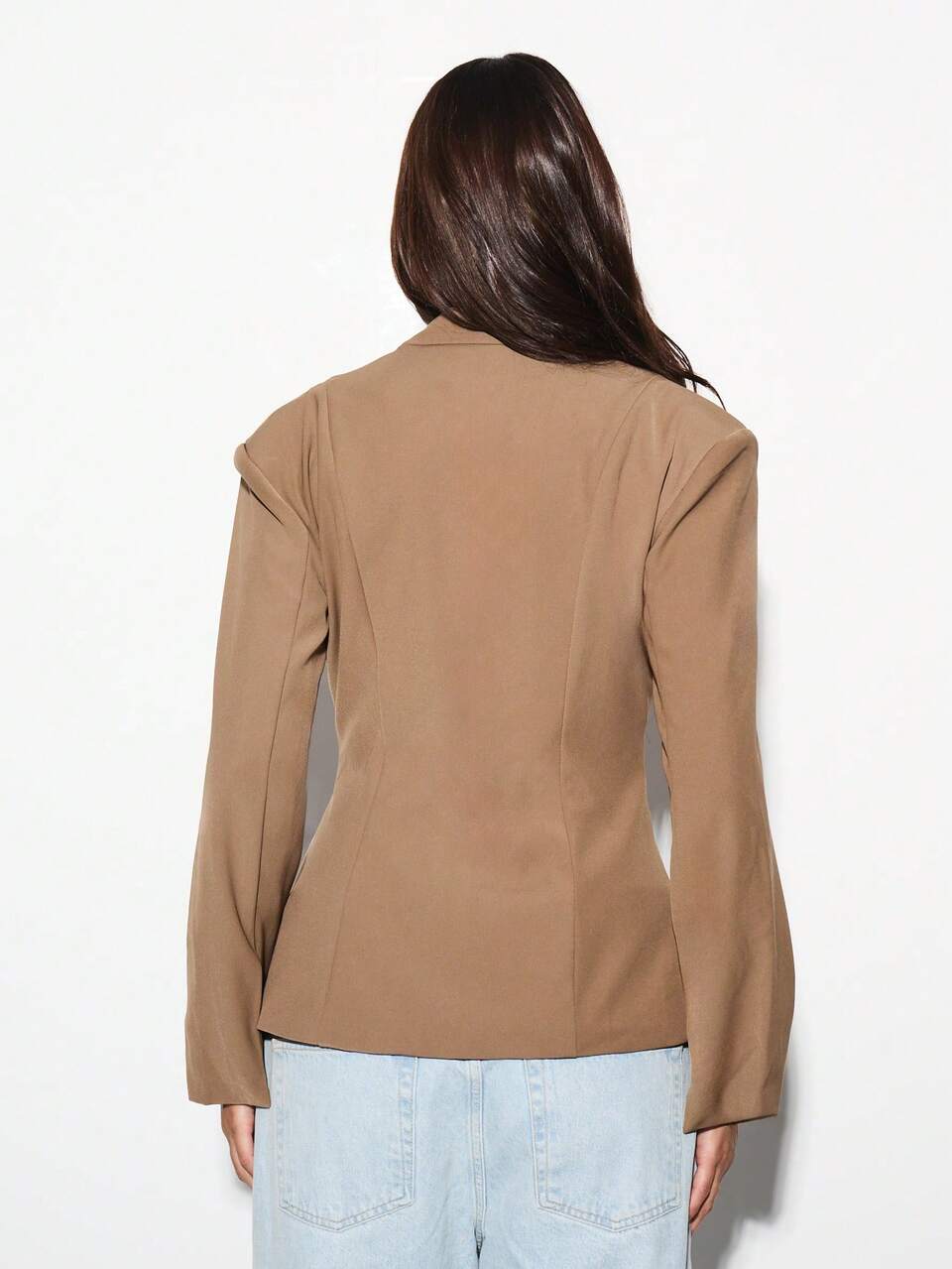 KIZN Designer Tailored Button Front Blazer
