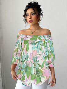 Elenzga Camisa de verano casual regular de mujer trenzada - Verde - Ver 7