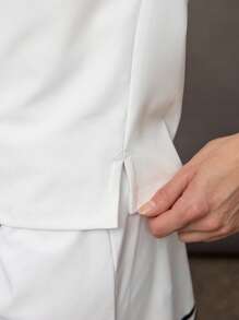 Activina Activina Camisa polo deportiva sin mangas para mujer, de moda para el verano