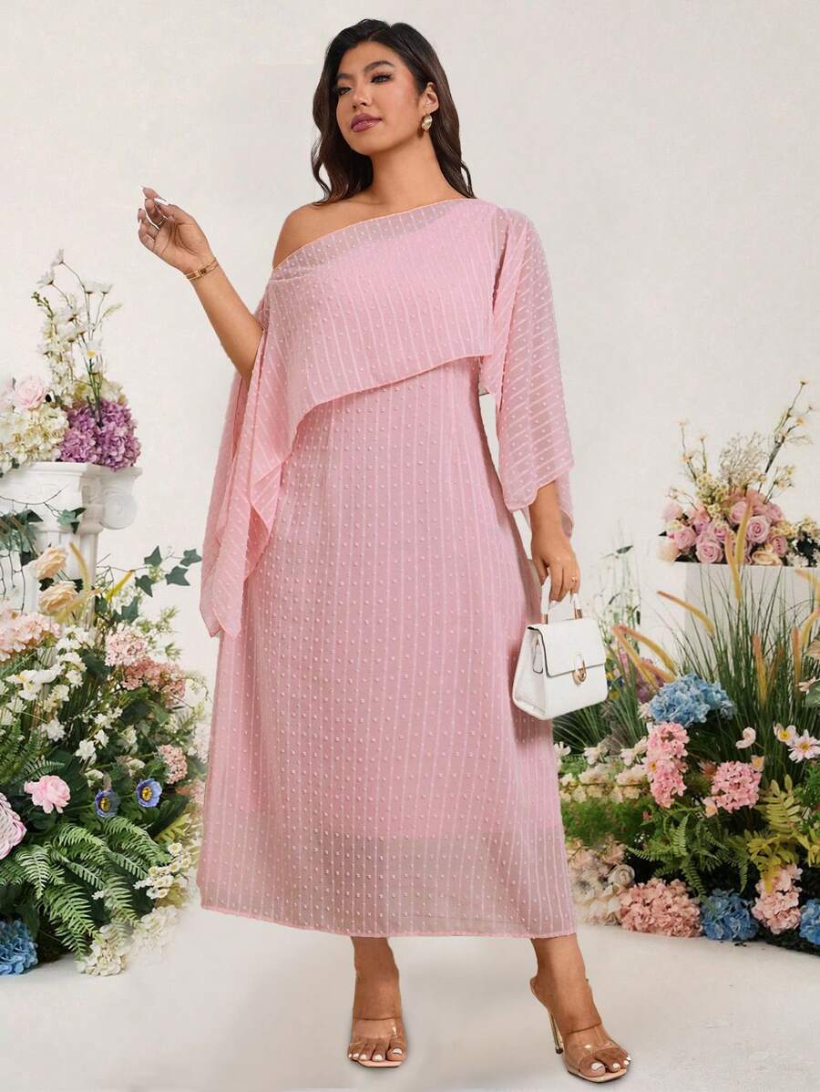 Bellastra Vestido formal largo y elegante para mujer, hecho de tela jacquard de talla grande