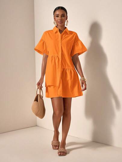 Women Dress Orange | Fashion Women Dress Orange | SHEIN USA