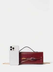 SHECARRY Bolso de tela de unicolor simple para mujer, bolso de uso diario casual, cartera roja para San Valentín