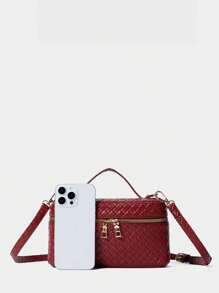 SHECARRY 女士休闲纯色优雅手提包