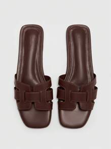 CUCCOO BIZCHIC Comfortable Simple Versatile Women Flat Sandals