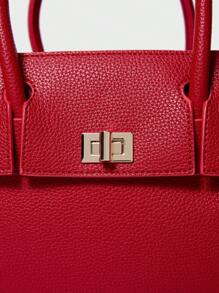 SHECARRY Women Casual Large Capacity Tote Handbag Valentines - Red - View 5