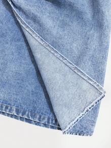 Sparklyn Casual Soft Washed Unelastic Loose Fit Flare Skirt For Teen Girl Vacation & Fashion, Summer Summer Holiday