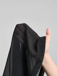 Ontre Vestido transparente de unicolor sexy para mujer