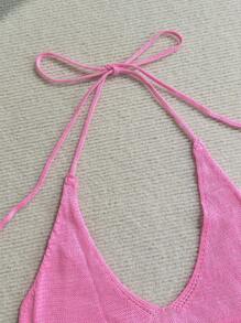 Soleia Holiday Outfits Summer Outfits Vacation Outfits Woman Summer Outfits For Women Pink Skirt - Hot Pink - View 4