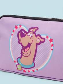 SCOOBY-DOO X SHEIN Women Fashion All-In-One Waist & Chest Pack, Cartoon Print Sports Fanny Pack With Adjustable Strap, Letter Design Waist Bag, Square Shape, Suitable For Running, Biking, Travel Fanny Pack - Multicolor - View 4