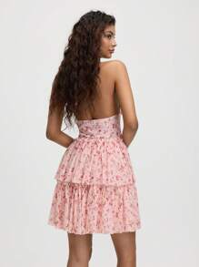 SHEIN MOD Women's Summer Romantic Ruffled Ditsy Floral Halter Neck Dress,Honeymoon Outfits Woman,Vacation Outfits Woman,Women Birthday Outfit, Women Casual Dress, Woman's Summer Dress,Graduation Dress,Wedding Guest Dress Women,Flowy Dress,Party Dress,Women Dresses Birthday, Rave Outfits Festival,Y2k Clothes,Floral Dress Women,Brunch Outfits For Women