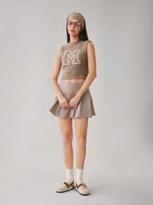 Solecia Women's Spring/Autumn New Thick Bottom Slip-On Mule Shoes, Closed Toe For Christmas - Apricot - View 11