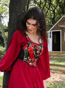 SHEIN 1pc Women's Wireless Sexy Sports Bra UnderwearOuter