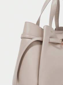 SHECARRY 女士大容量手提包，适合通勤 - Volcanic Gray - 查看 7