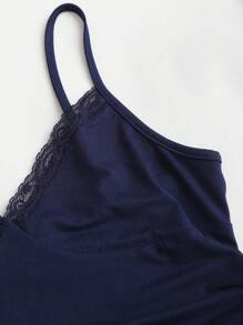 Sweetra Ensemble multi-pièces avec camisole sexy Y2K avec garniture en dentelle et détail de plissé