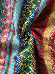 Soleia Women's Striped Pleated Front Tie Dress Beach Vacation Outfits Spring Summer Outfits For Women - Multicolor - View 7