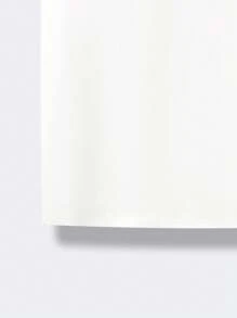 SHEIN Bolty Teens Boys Casual Plain Color Versatile Comfortable Solid Round Neck White Tank Top, Suitable For Commuting, School, Daily Casual, Travel, Sports, Spring/Summer