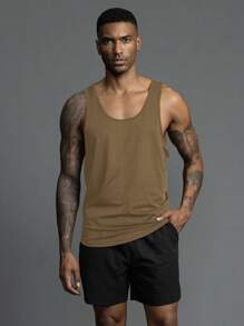 Manfinity Sport Corelite 3 chiếc áo ba lỗ thể thao cổ tròn màu trơn cho nam Áo tập luyện Áo ba lỗ Bộ áo phông cơ bản Áo bóng rổ Áo thun nam Áo hoodie nam Quần áo tập luyện Áo chạy bộ & áo ba lỗ Áo tập luyện thoáng khí - Nhiều màu - Xem 6