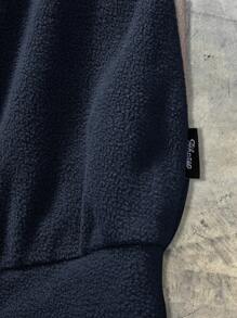 AXEPEAK 男士宽松针织长袖套头衫，街头风，适合秋冬