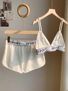 Comfortcana 女士日常两件套服装 - 白色 - 查看 2